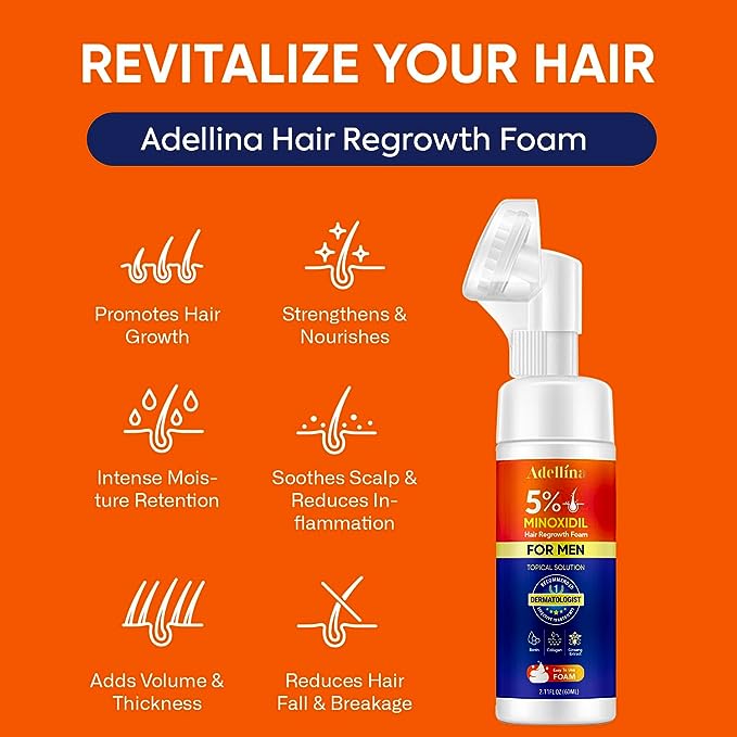 Adellina 5% Minoxidil Hair Growth for Men Review